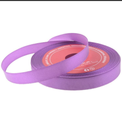 Stuha saténová 12mm/32m fialová dark plum