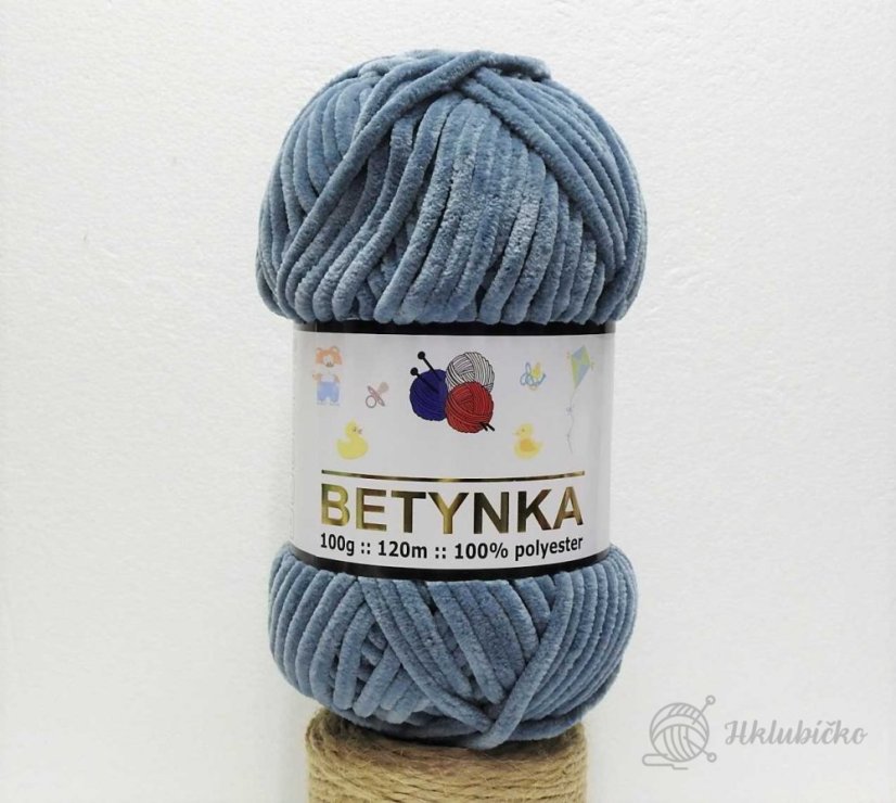 Příze Betynka 304 – střední šedá