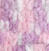 Příze Puffy color 6051 – růžovo-šeřík-bílá