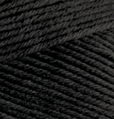 100% Bavlněná příze Bella 60 černá