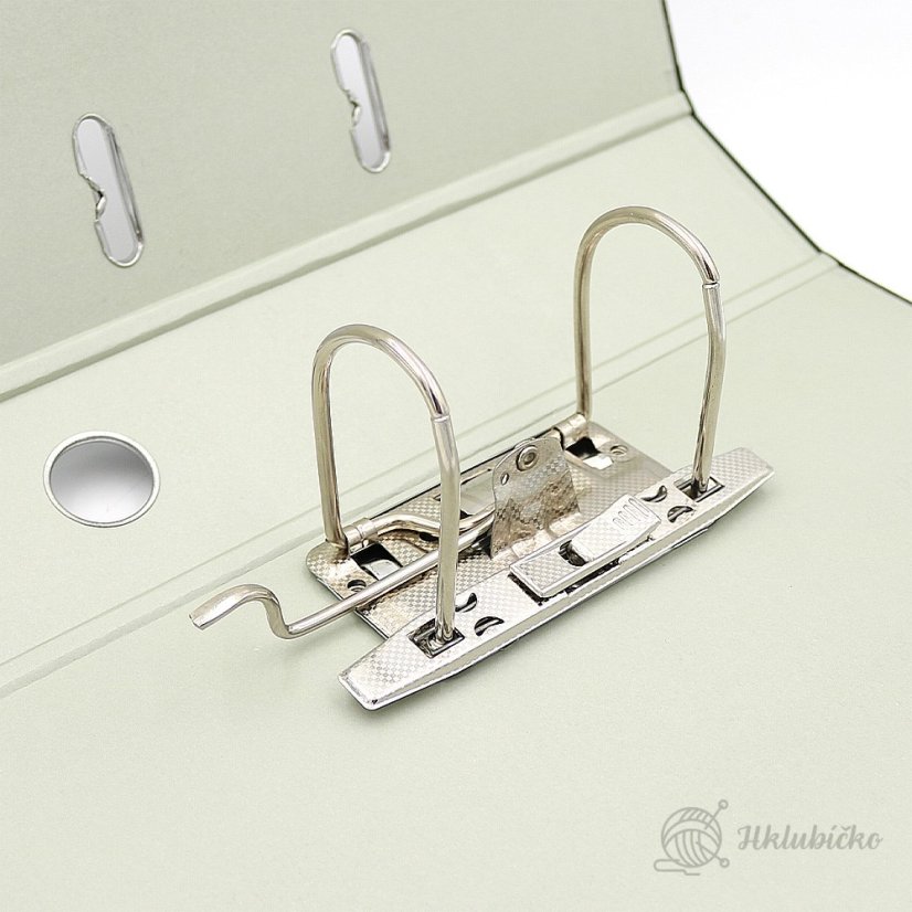 Pořadač  A4 pákový 7,5 cm - mramorový černý
