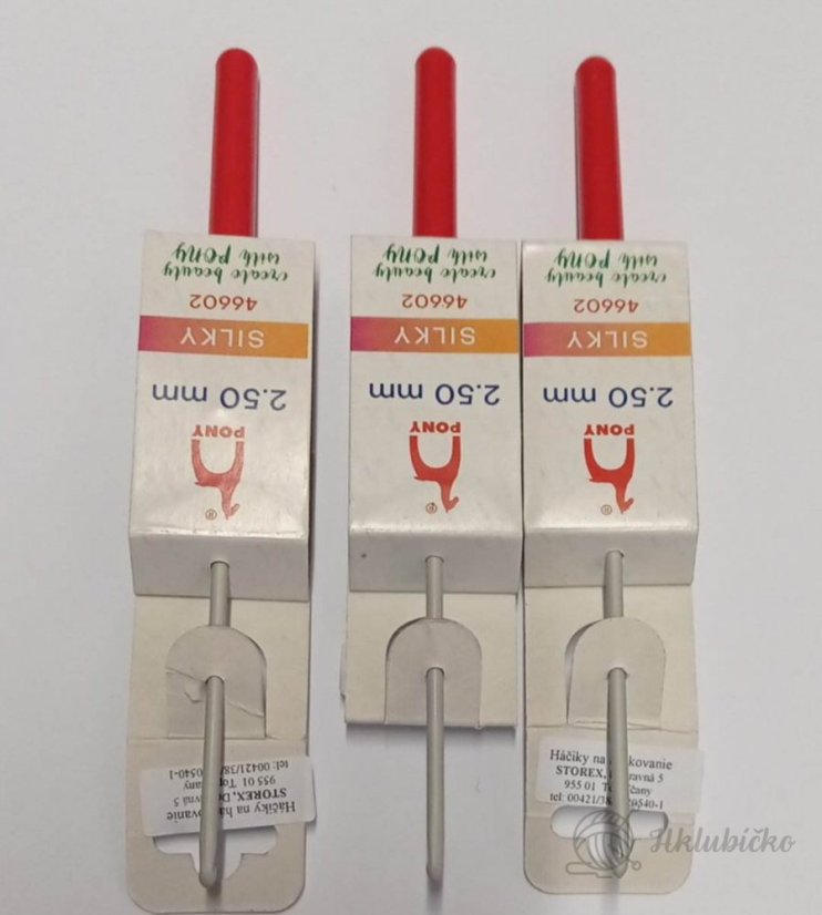 Háček pony 2mm /14cm