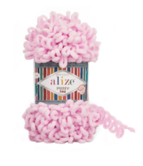 Alize puffy fine 194 – světle růžová