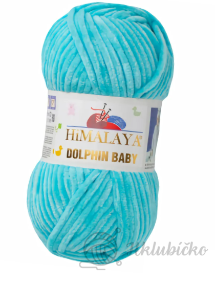 Příze Dolphin Baby 80335 – Světlý tyrkys