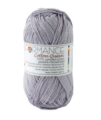 Bavlněná příze Cotton Queen 100% šedofialová