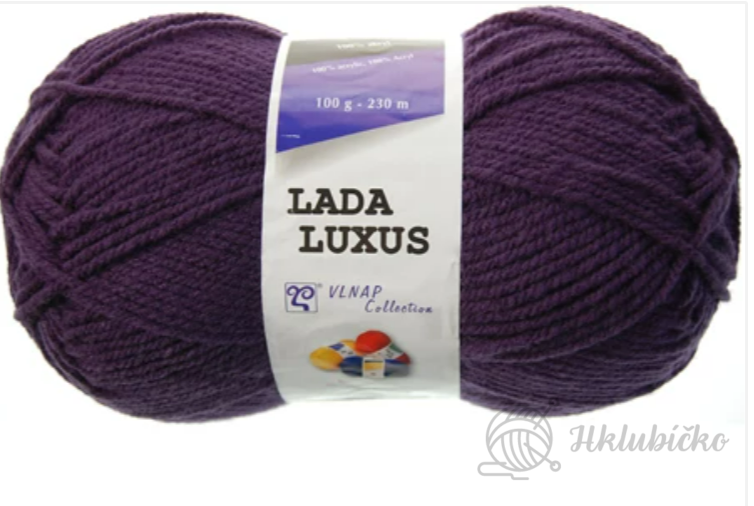 Příze Lada Luxus 53793 – tmavě fialová