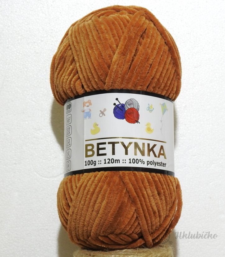 Příze Betynka 337 – medově hnědá