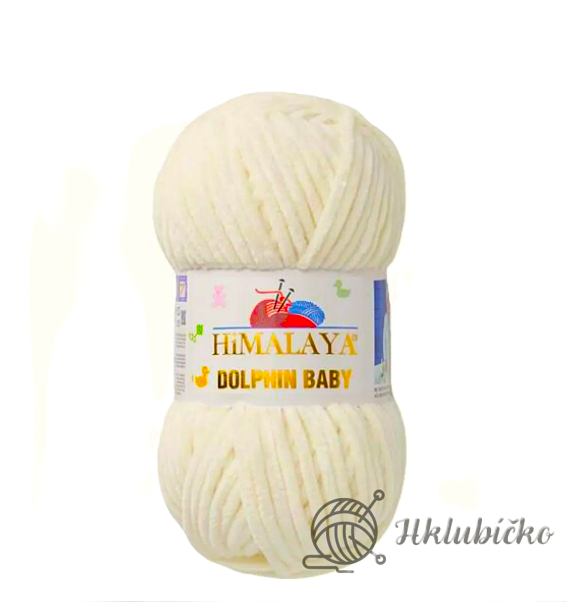 Příze Dolphin baby 80308 Smetanová