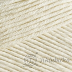 100% Bavlněná příze Bella 01 krémová