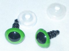 Bezpečnostní oči ⌀10 mm-zelené