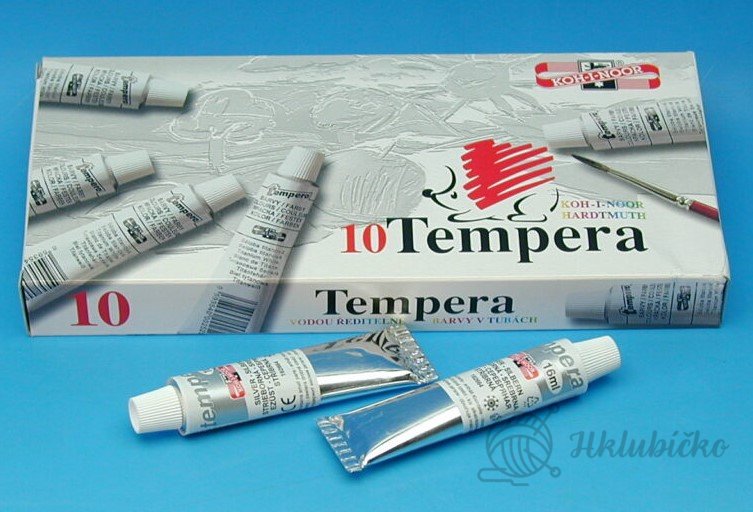 Barva  stříbrná temperová 16ml Koh i noor