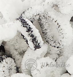 Příze Alize Puffy Fine Color 7646 – sněžný levhart