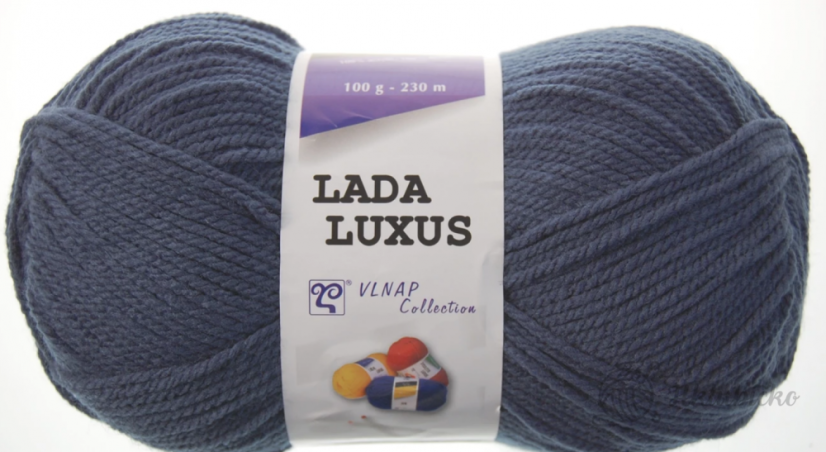 Příze Lada Luxus 56510 – šedomodrá