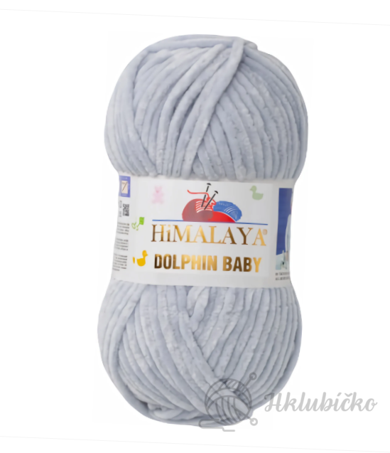 Příze Dolphin Baby 80325 – Světle šedá