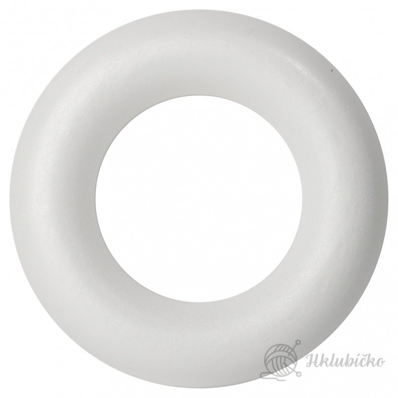 aranžovací polystyrenový věnec 24cm