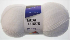 Příze Lada Luxus 57076 – brilantní bílá