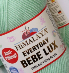 Příze Himalaya Everyday Bebe Lux 70421 – zelenkavá