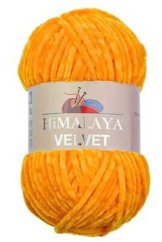 Příze Velvet 90068 – Tmavě žlutá