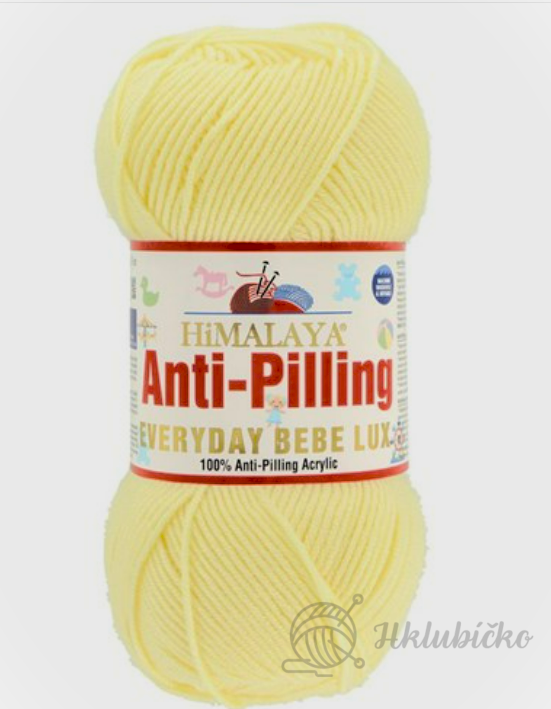 Příze Himalaya Everyday Bebe Lux 70425 – žlutá