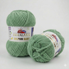 příze Dolphin Baby 80388 zelená