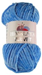 Příze Velvet 90027 – Nebeská modrá