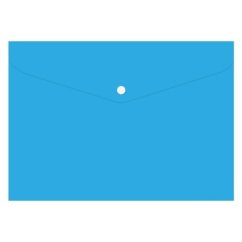 Obal spisový s klopou a drukem A4  modrý