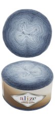 Angora Gold Ombré Batik 7363 – šedá