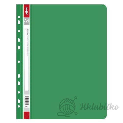 Zelený rychlovazač A4 s europerforací Zelený rychlovazač A4 s europerforací