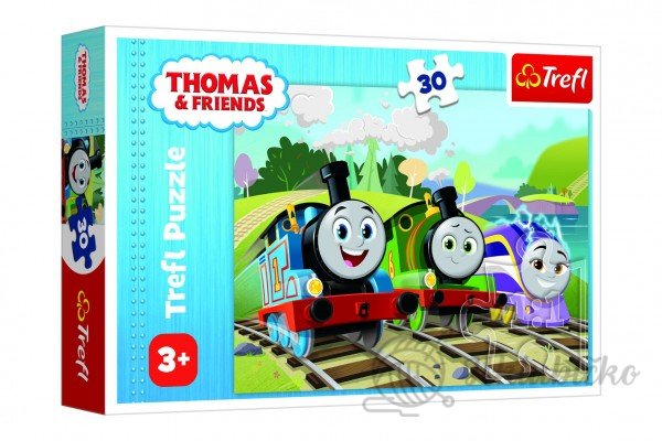 Puzzle Mašinka Tomáš 30 dílků