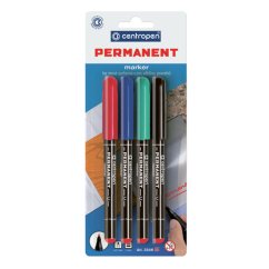 Popisovač CENTROPEN 2846 - sada 4ks  1,0 mm