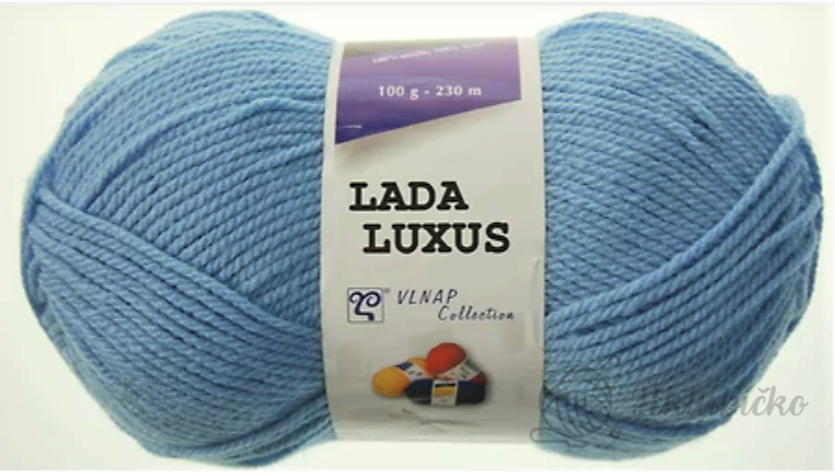 Příze Lada Luxus 56055 – obloha modrá Příze Lada Luxus 56055 – obloha modrá