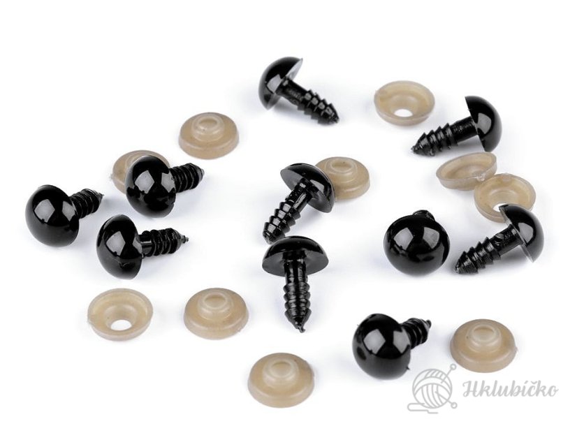 Bezpečnostní oči 12 mm