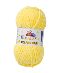 Příze Dolphin baby 80302 Žlutá
