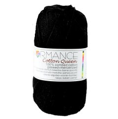 Bavlněná příze Cotton Queen 100% černá