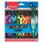 Pastelky trojhranné MAPED "COLOR'PEPS MONSTER" sada 24 ks
