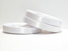 Saténová stuha bílá 6mm x 32m