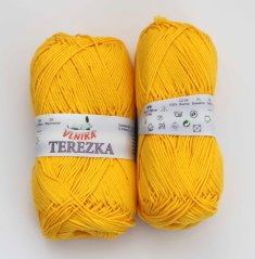 Bavlněná příze Terezka 125 – žlutá