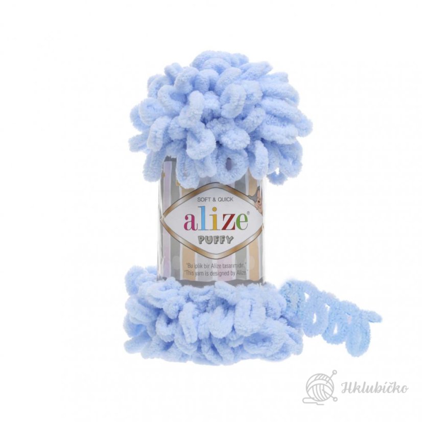 Příze Puffy 183 – Světle modrá