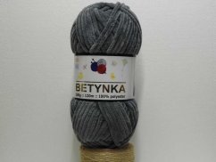 Příze Betynka 320 – tmavá šedá