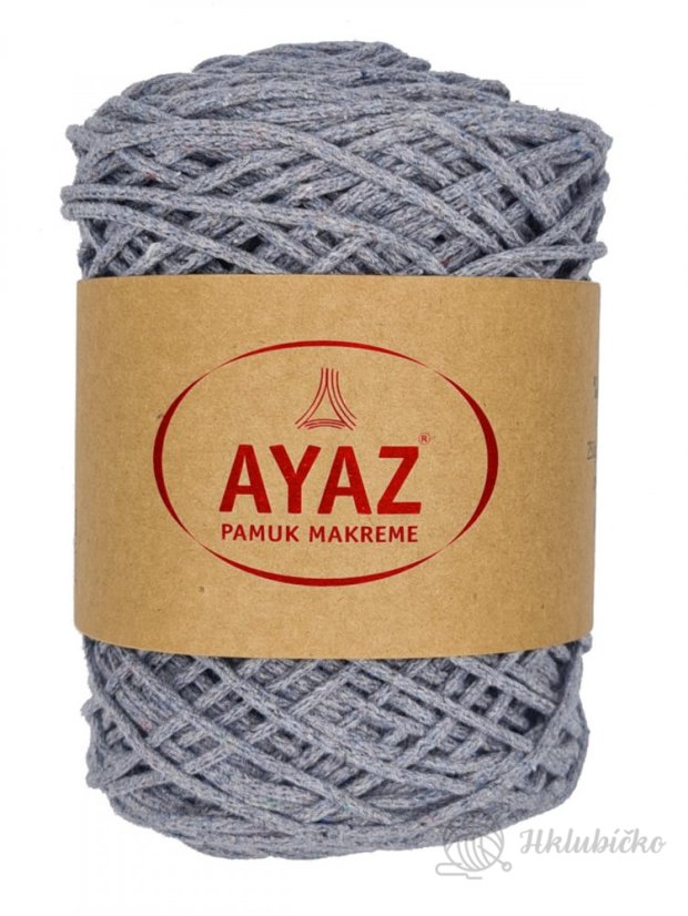 Příze Pamuk Makreme 1130 – šedá