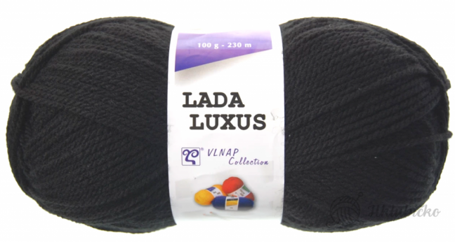 příze LADA LUXUS 59005 černá