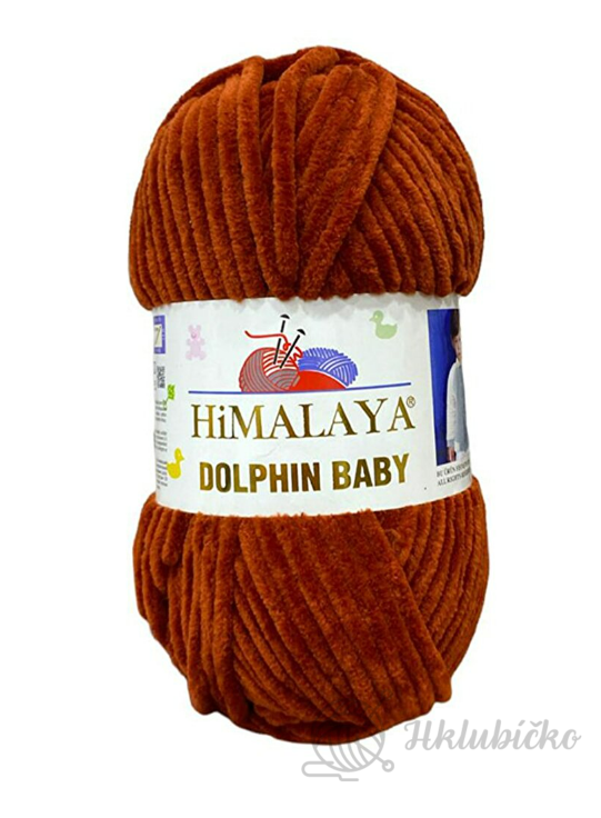 Příze Dolphin Baby 80370 – hnědá