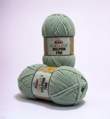 Příze Dolphin Fine 80525 – šedozelená
