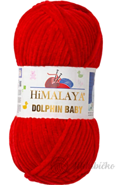 Příze Dolphin baby 80318 Červená