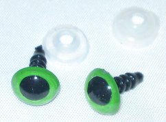 Bezpečnostní oči 10 mm-zelené