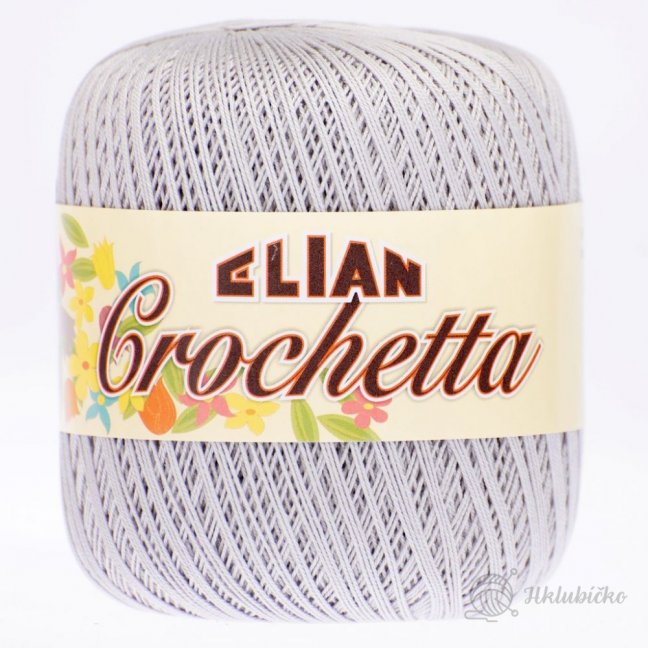 Bavlněná příze 100% Crochetta 3223 - šedá