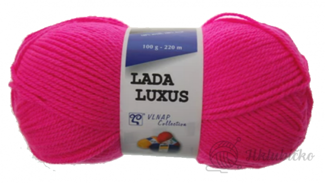 příze LADA LUXUS 50014 růžová neon