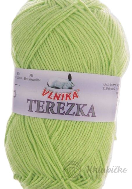 bavlněná příze Terezka 117 jasně zelená