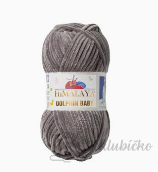 Příze Dolphin Baby 80320 – Šedá