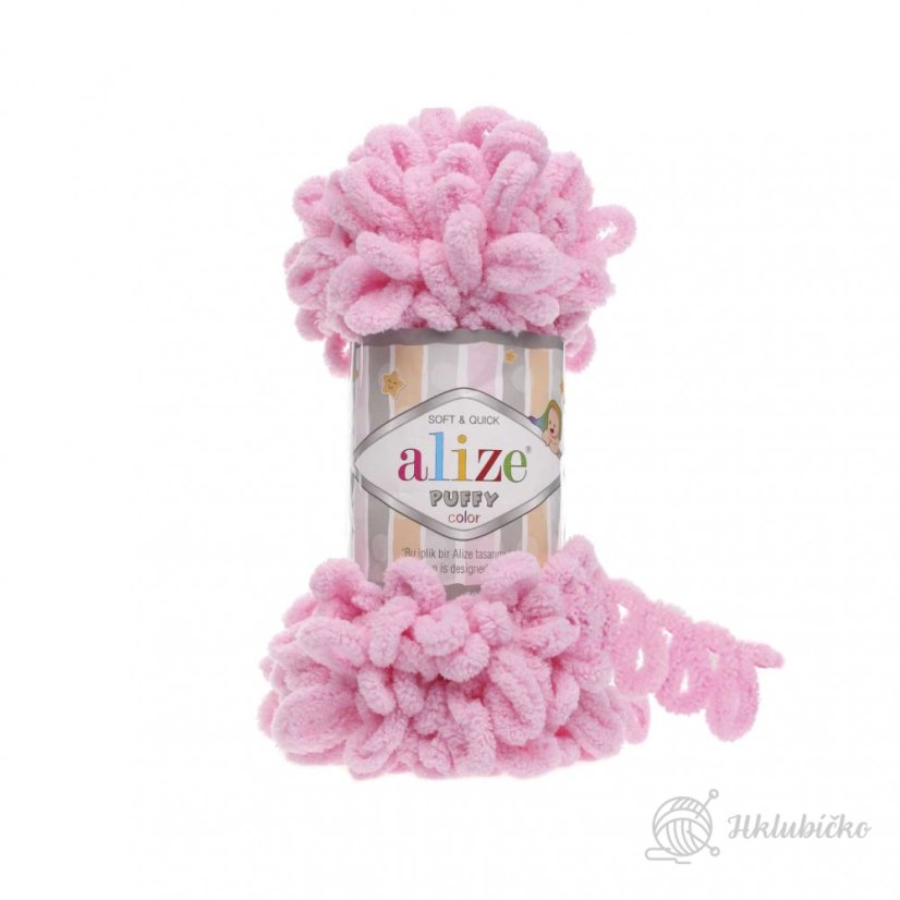 Příze Puffy 185 – Růžová